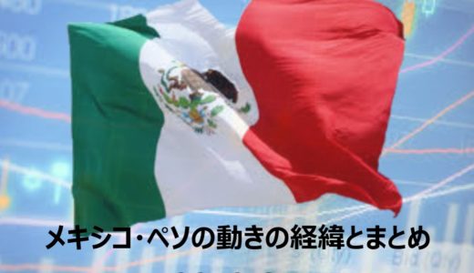 メキシコ・ペソの動きの経緯とまとめ2019年6月～